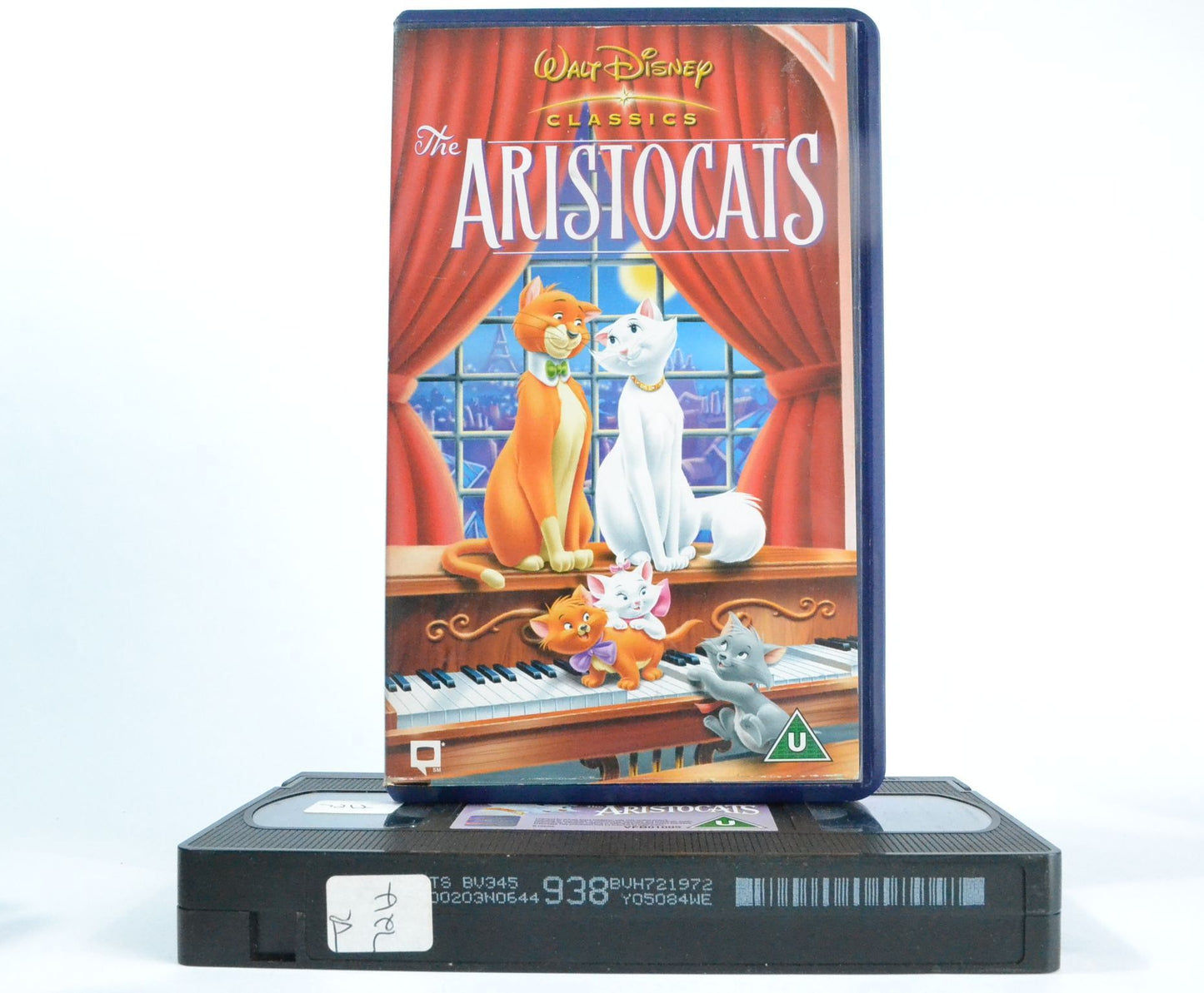 The Aristocats: Disney Classics - Children’s Animation (1970) Paris France - VHS-