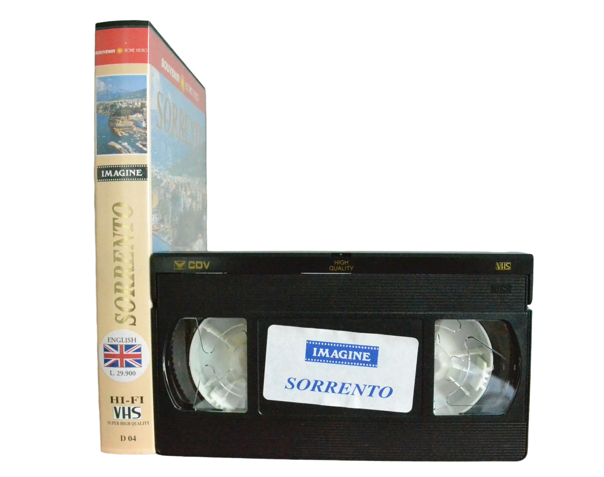 Sorrento - Pino Frattasi - Souvenir Home Video - Vintage - Pal VHS-