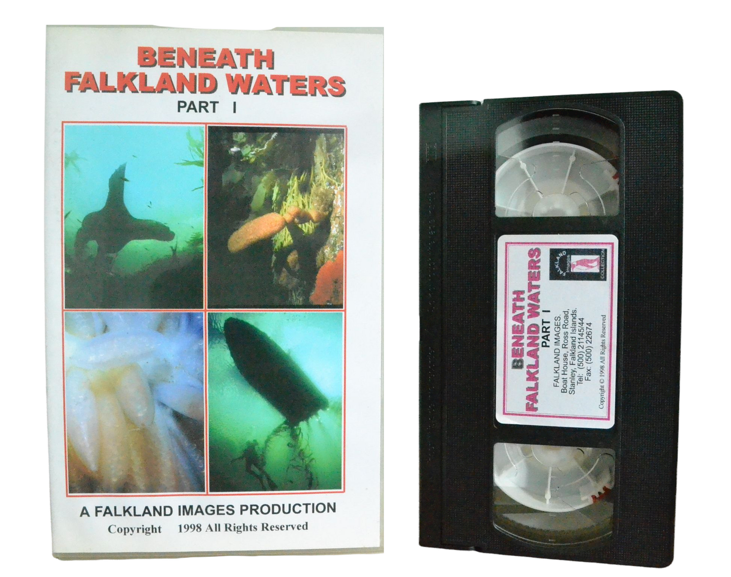 Beneath Falkland Waters Part -1 - Falkland Images Collection - Vintage - Pal VHS-
