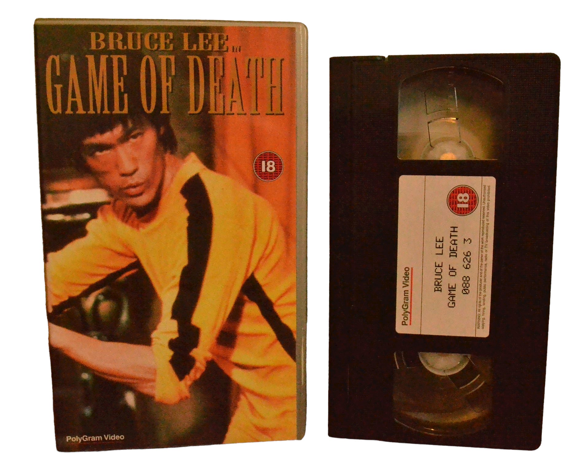 Game Of Death - Bruce Lee - polyGram Video - Action - Pal - VHS-