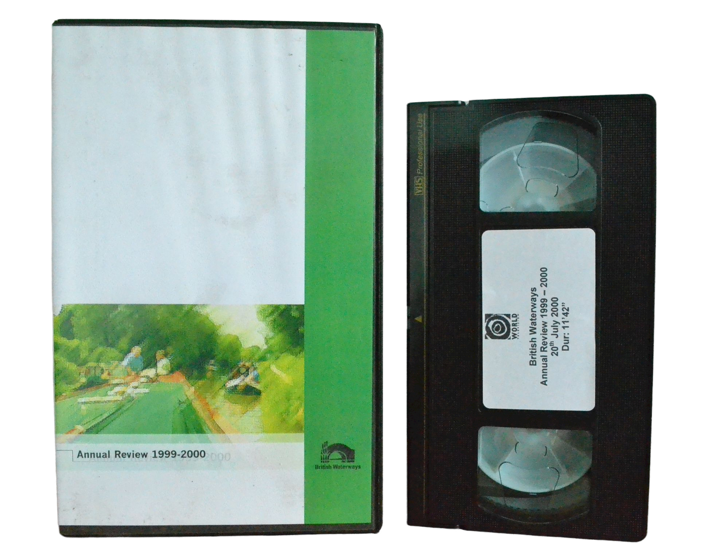 British Waterways : Annual Review 1999-2000 - Willon Grange - World Television - Vintage - Pal VHS-