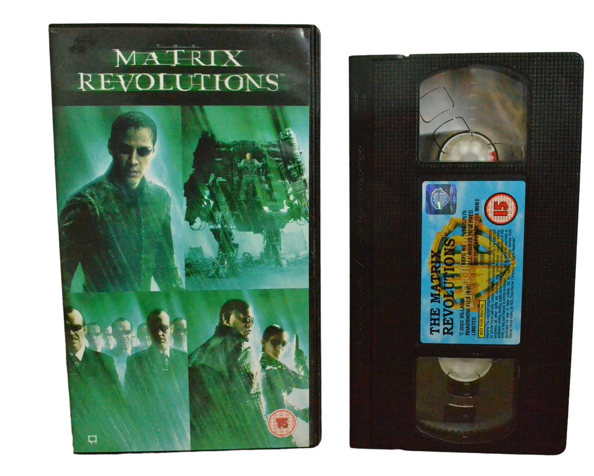 The Matrix Revolutions - Keanu Reeves - Warner Home Video - VFC57678 - Sci-Fi - Pal - VHS-