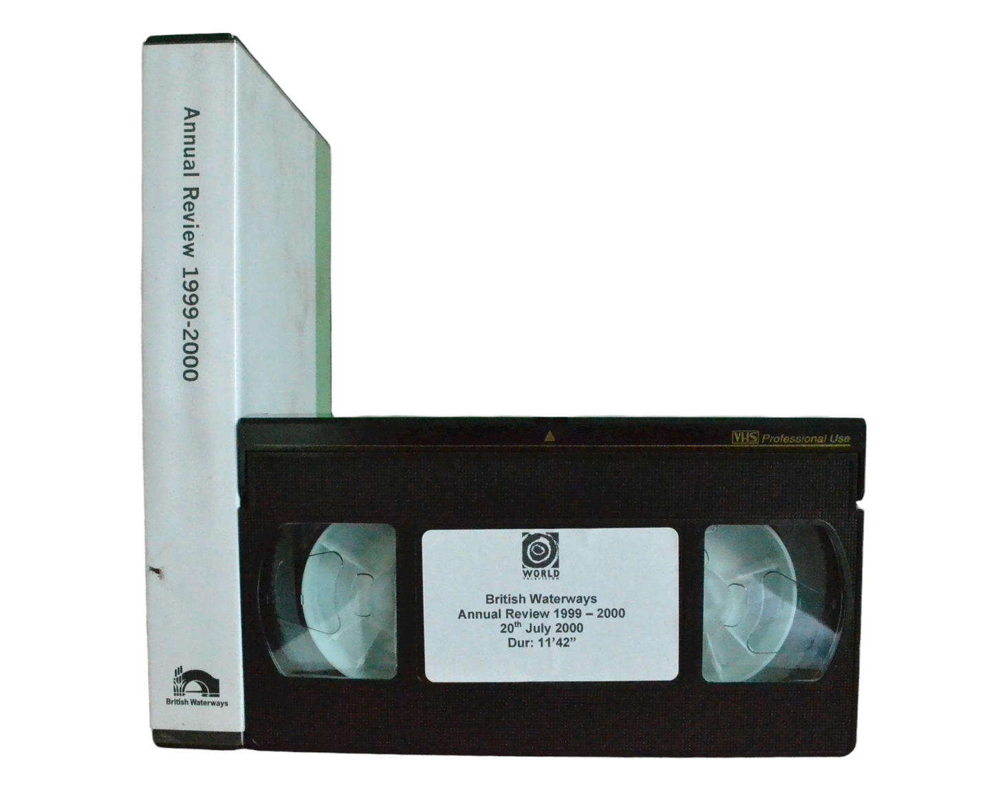 British Waterways : Annual Review 1999-2000 - Willon Grange - World Television - Vintage - Pal VHS-