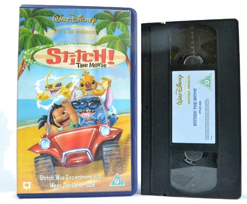 Stitch The Movie (2003 Sequel): Disney - Hawaii Scifi - Animation Comedy - VHS-