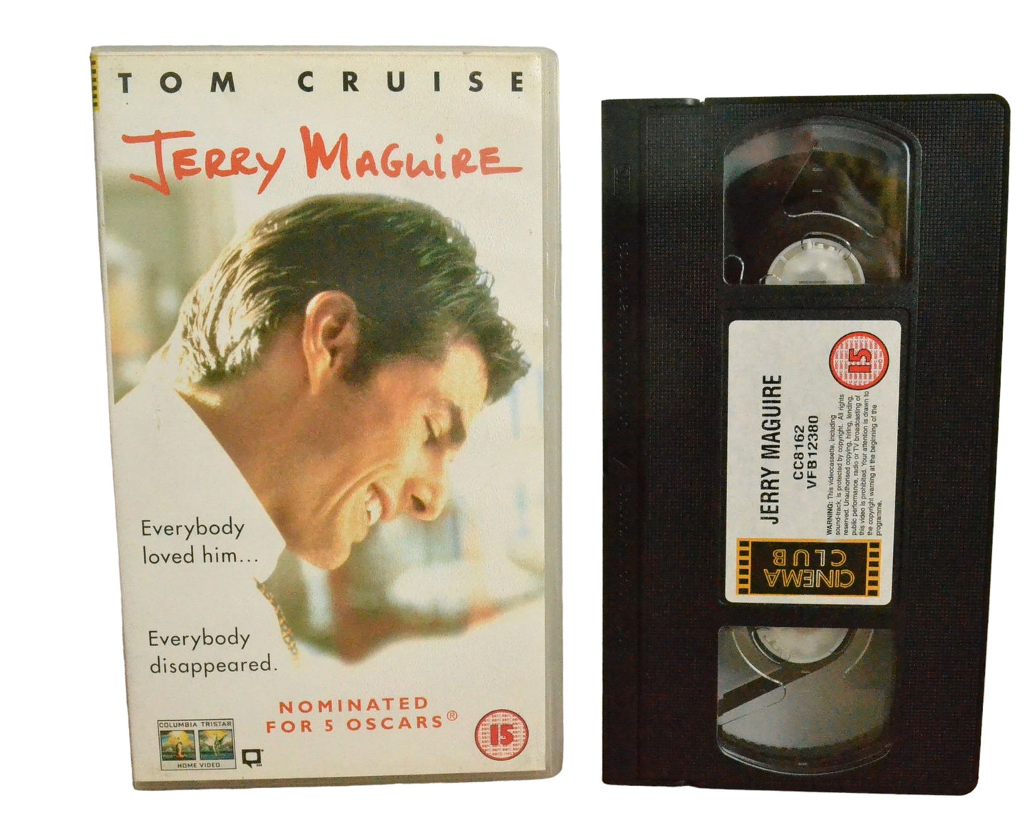 Jerry Magnire - Tom Cruise - Cinema Club - VFB123820 - Comedy - Pal - VHS-