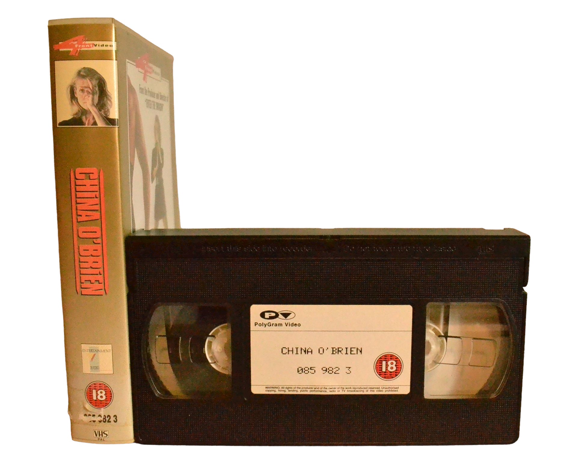 China O'Brien - Cynthia Rothrock - polyGram Video - Action - Pal - VHS-