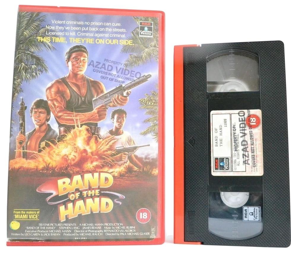 Band Of The Hand: Large Box - Ex-Rental - (1986) Miami Action - Mann - VHS-