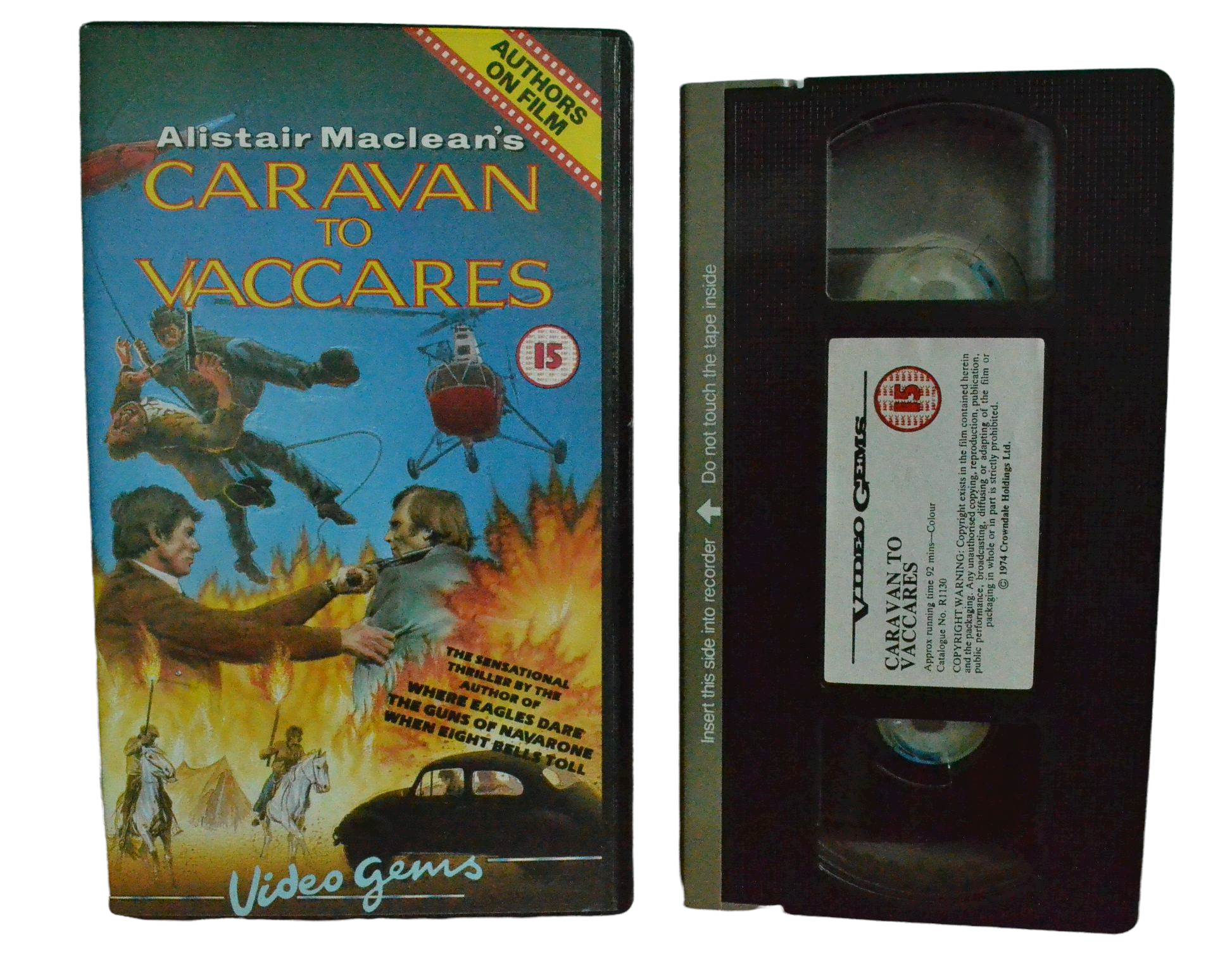 Caravan To Vaccares - David Birney - Video Gems - Children - Pal VHS-