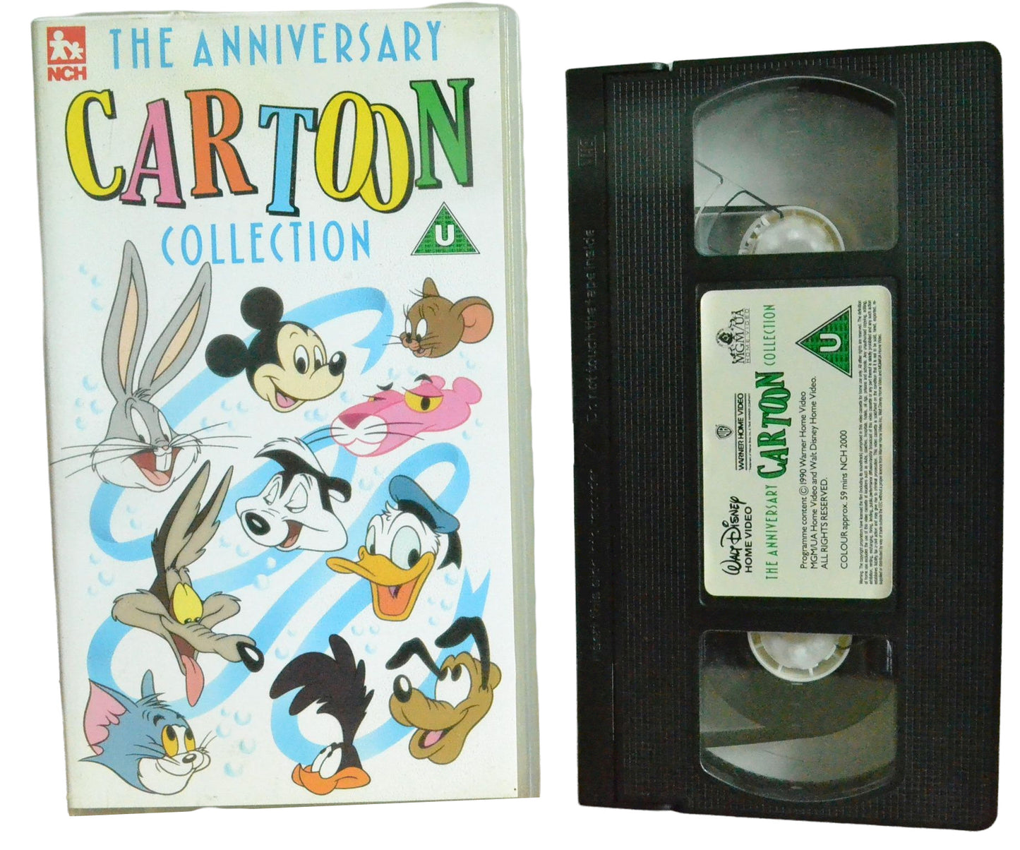 The Anniversary Cartoon Collection - Walt Disney Home Video - Children's - Pal VHS-