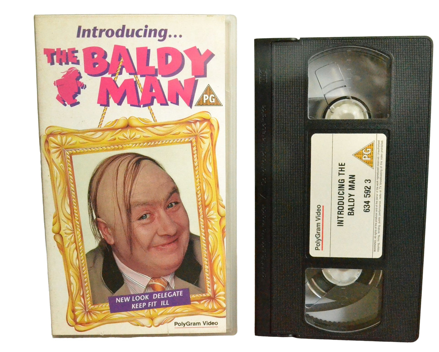 Introducing The Baldy Man - Gregor Fisher - PolyGram Video - 6345923 - Comedy - Pal - VHS-