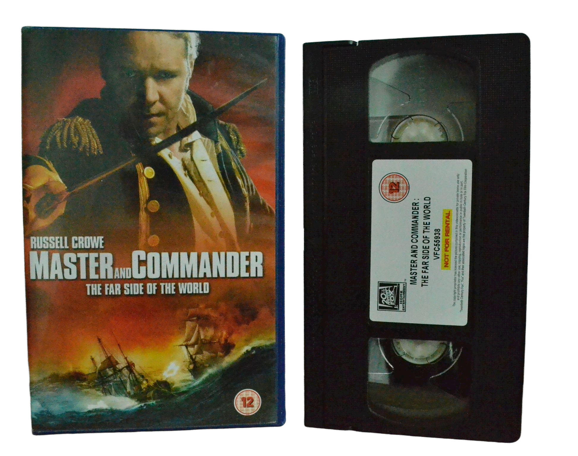 Master And Commander: The Far Side Of The World - Russell Crowe - 20th Century Fox Home Enterainment - Vintage - Pal VHS-