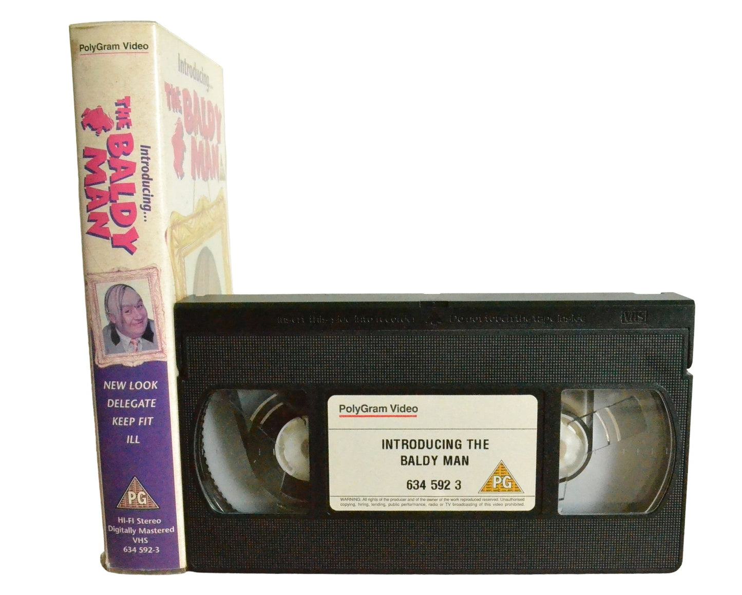 Introducing The Baldy Man - Gregor Fisher - PolyGram Video - 6345923 - Comedy - Pal - VHS-