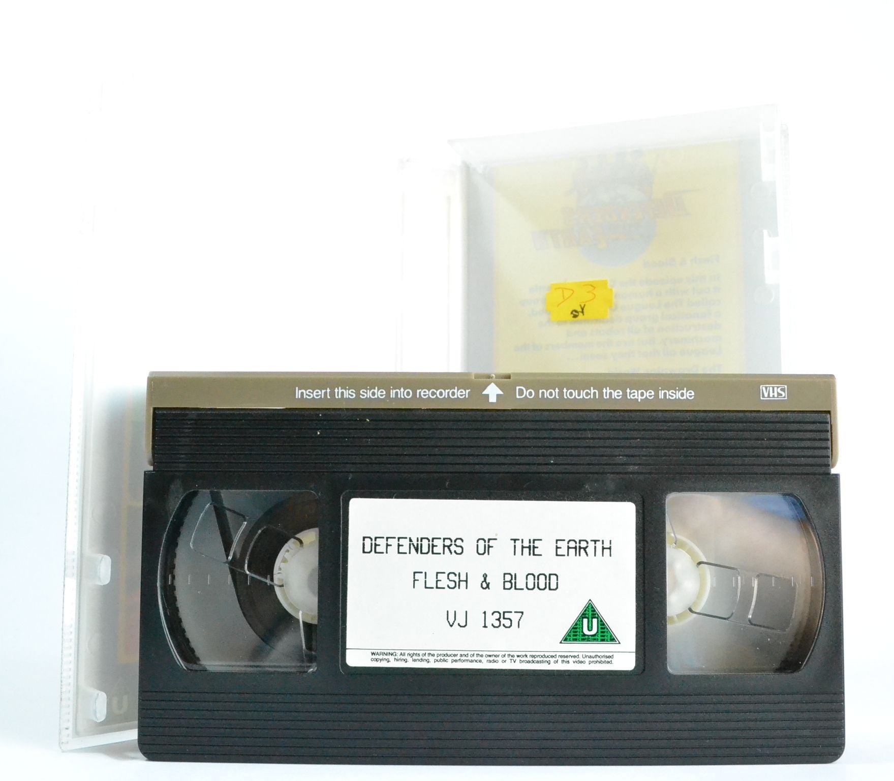 Defender Of The Earth: Flesh And Blood - Junior Video Club (1986) King - VHS-