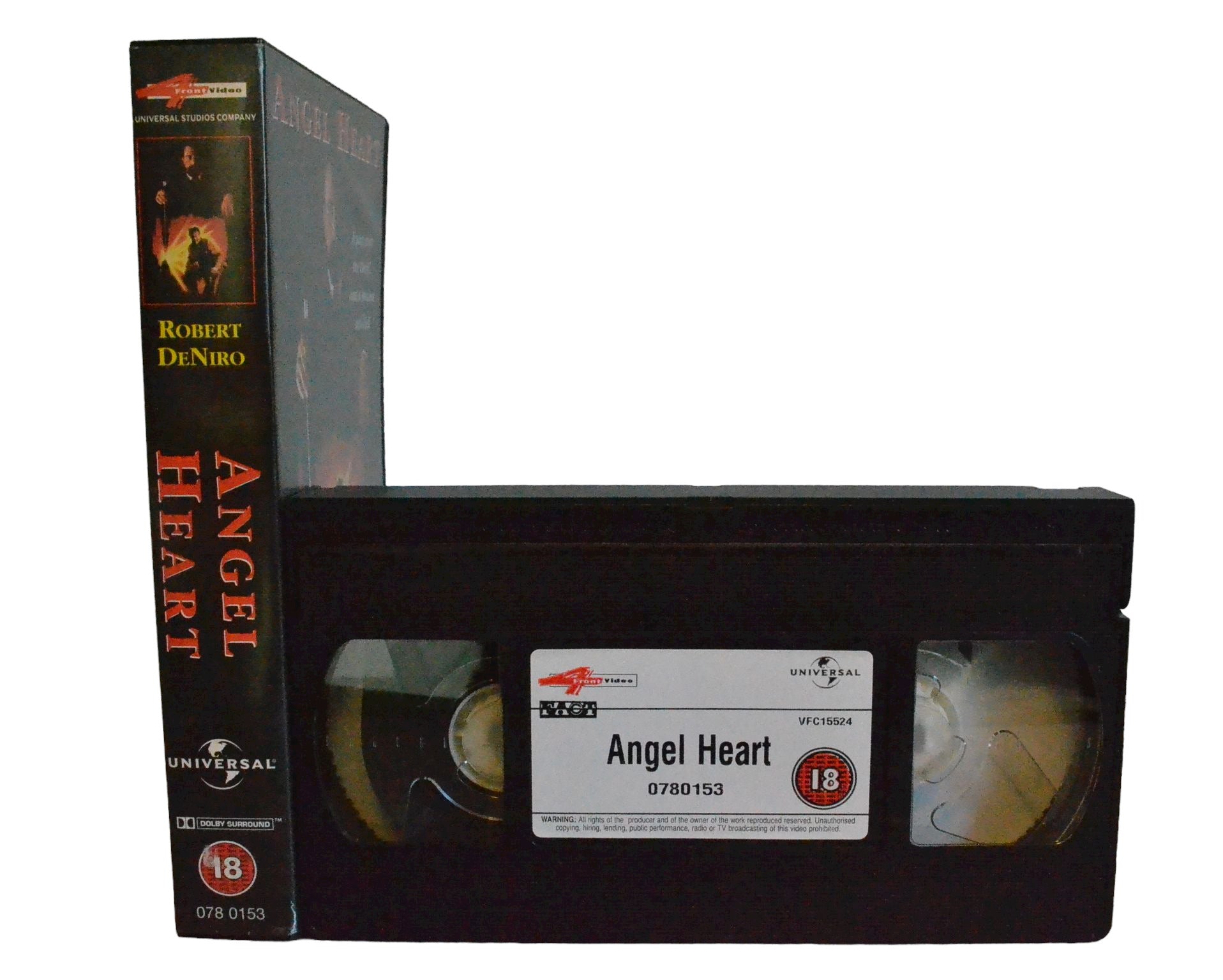Angel Heart - Mickey Rourke - 4 Front Video - Horror - Pal - VHS-