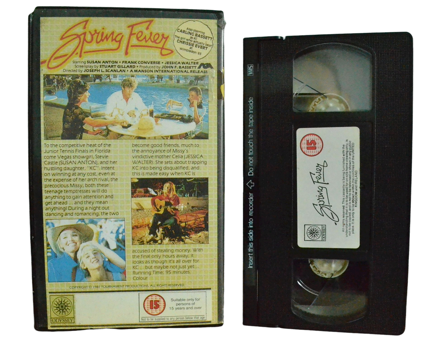Spring Fever - Susan Anton - Odyssey - Vintage - Pal VHS-