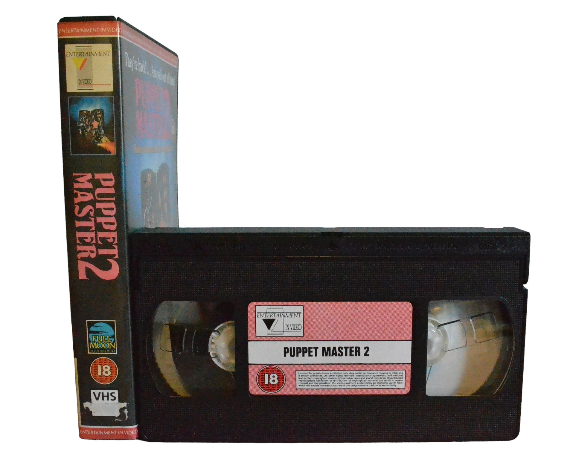 Puppet Master 2 - Elizabeth Maclellan - Entertainment in Video - Horror - Pal - VHS-