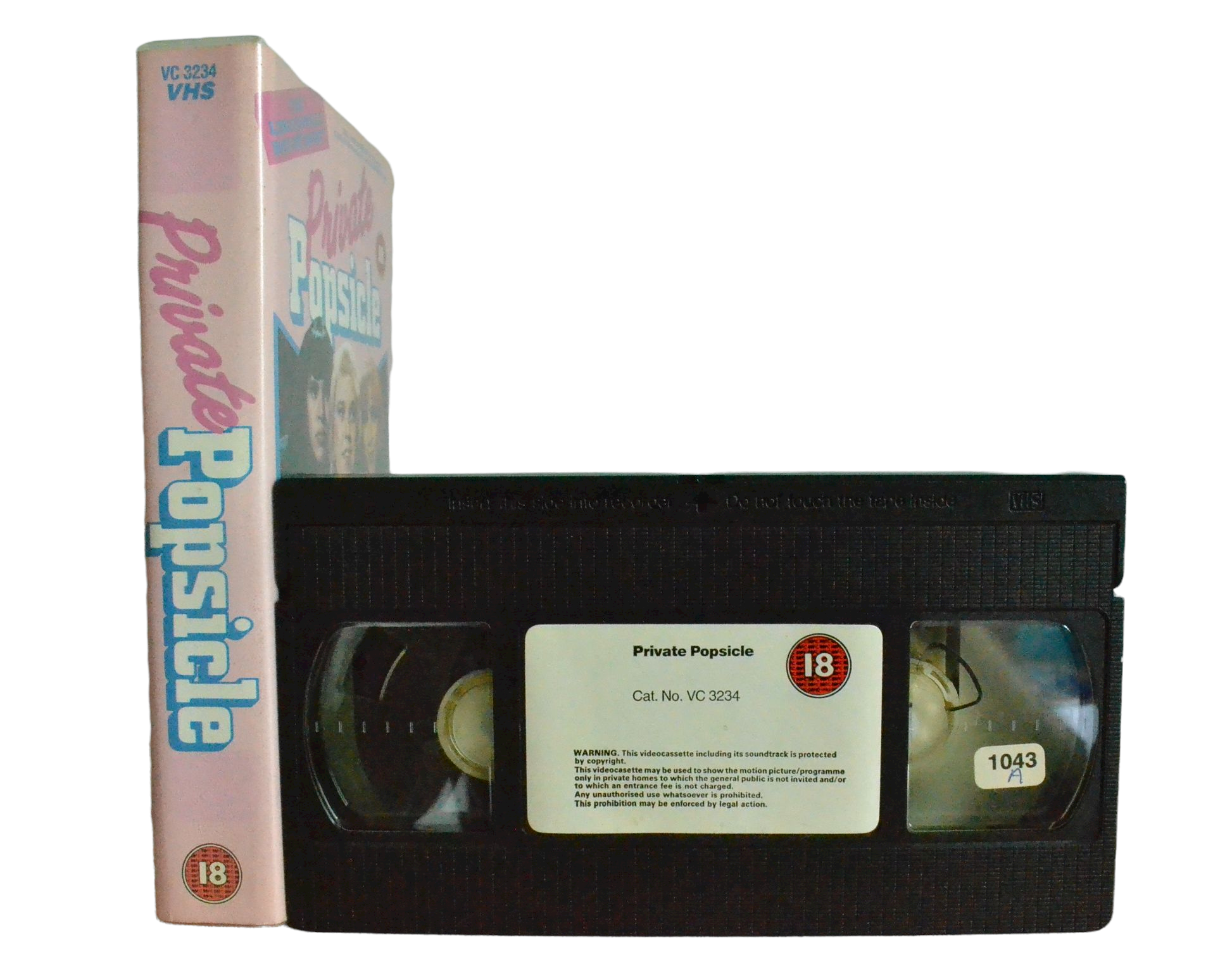 Private Popsicle - Zachi Noy - Guild Home Video - Vintage - Pal VHS-