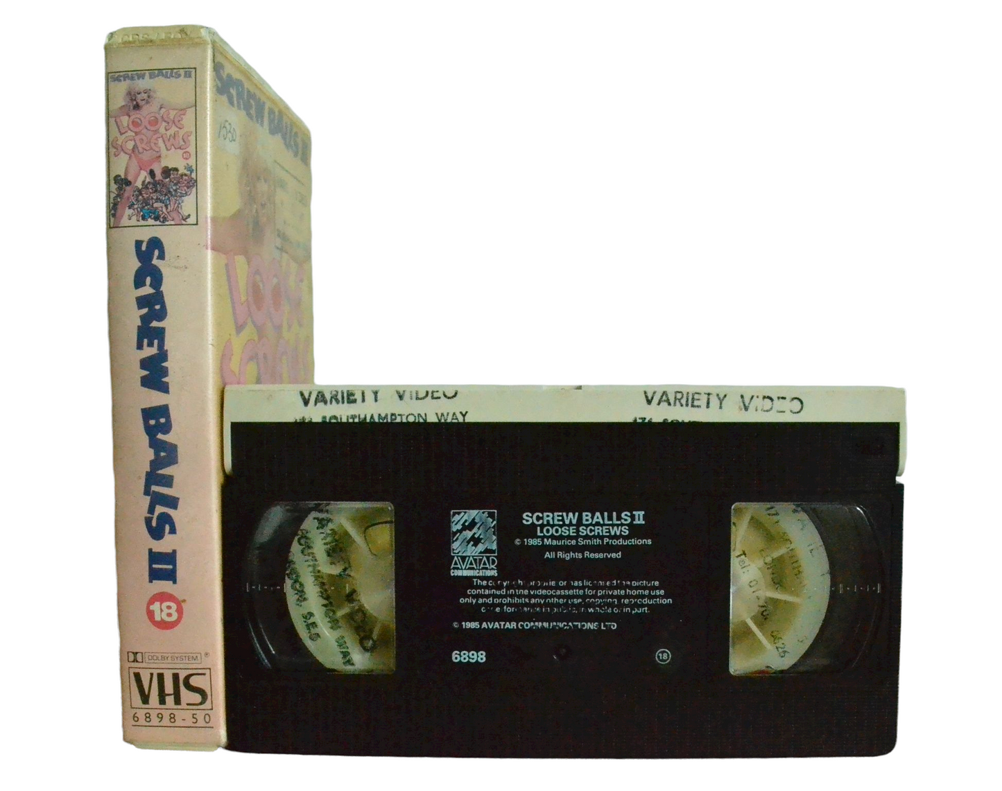 Screw Balls II: Loose Screws - Brian Genesse - Avatar Communications - Vintage - Pal VHS-