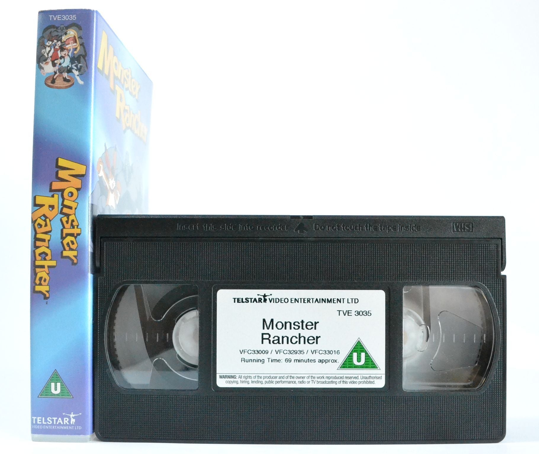 Monster Rancher: In The Beginning/I’m Mocchi/Guardian Of The Disks (1999) VHS-