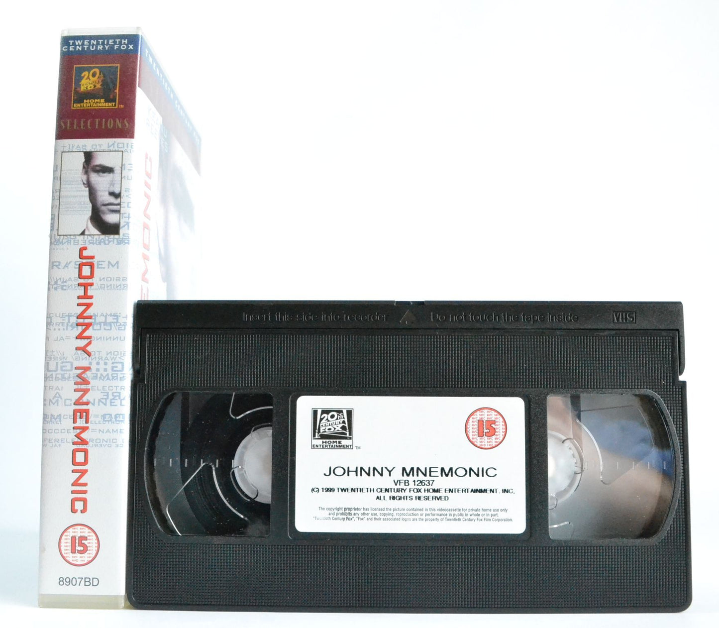 Johnny Mnemonic: [Keanu Reeves & Dolph Lundgren] Sci-Fi - Futurism - VHS-