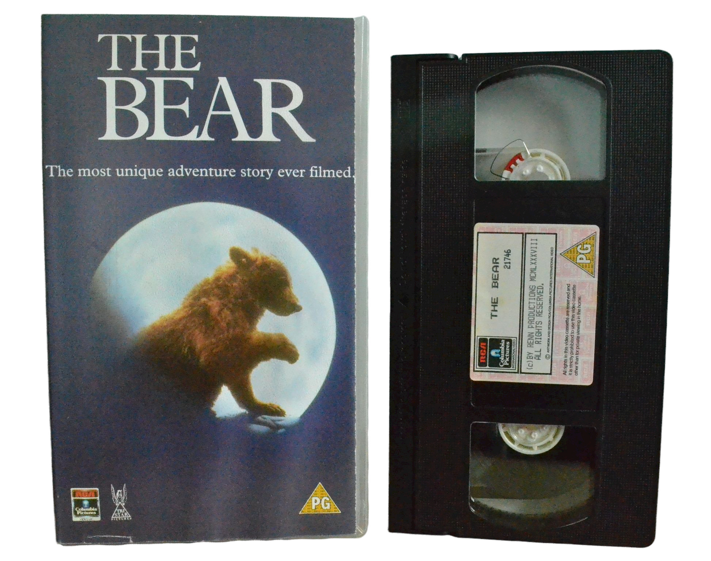 The Bear (The Most Unique Adventure Story Ever Filmed) - Jeremy Allen White - Columbia Pictures - Vintage - Pal VHS-