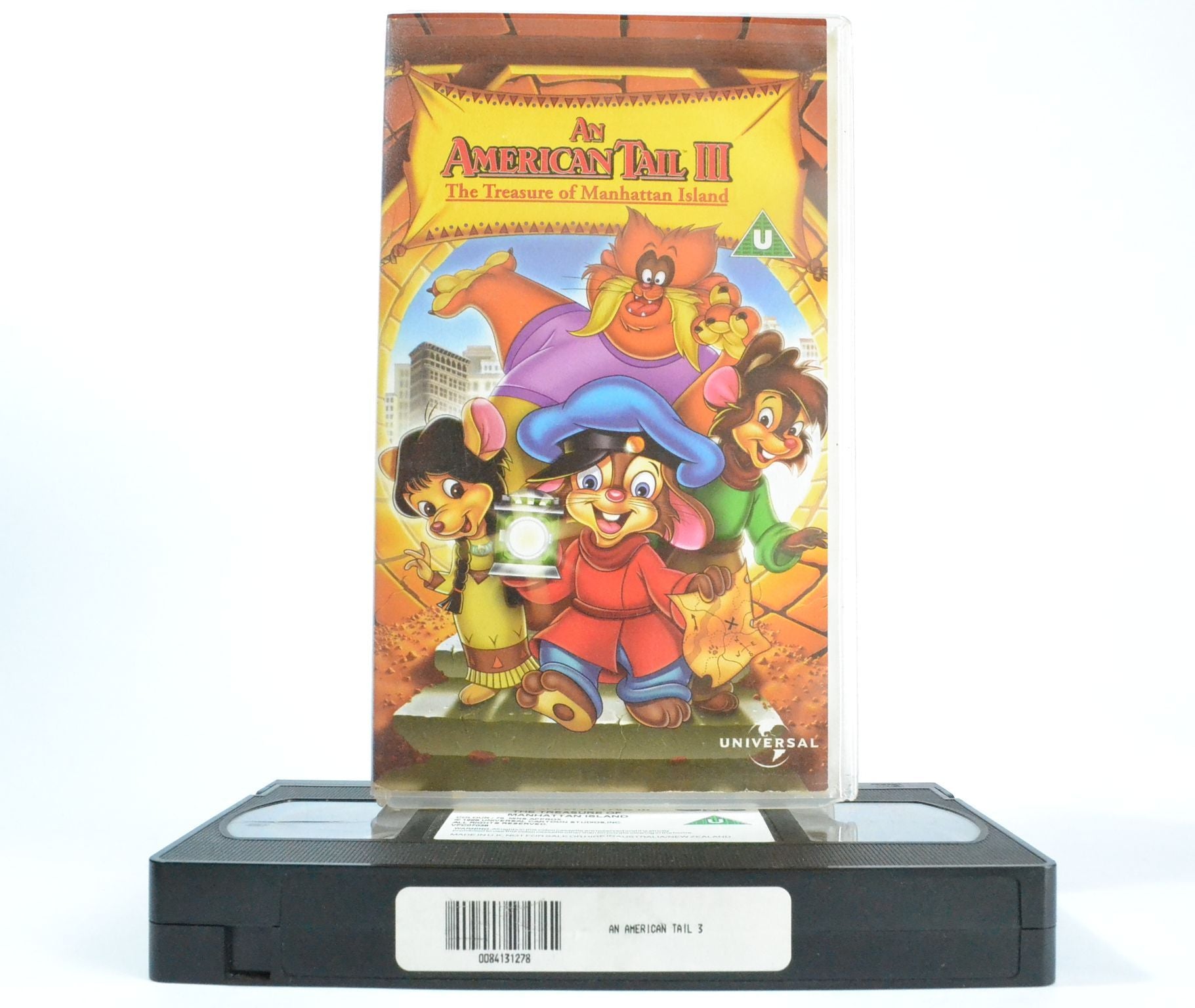 An American Tail 3: The Treasure Of Manhattan Island (1998) Kid’s Animation VHS-
