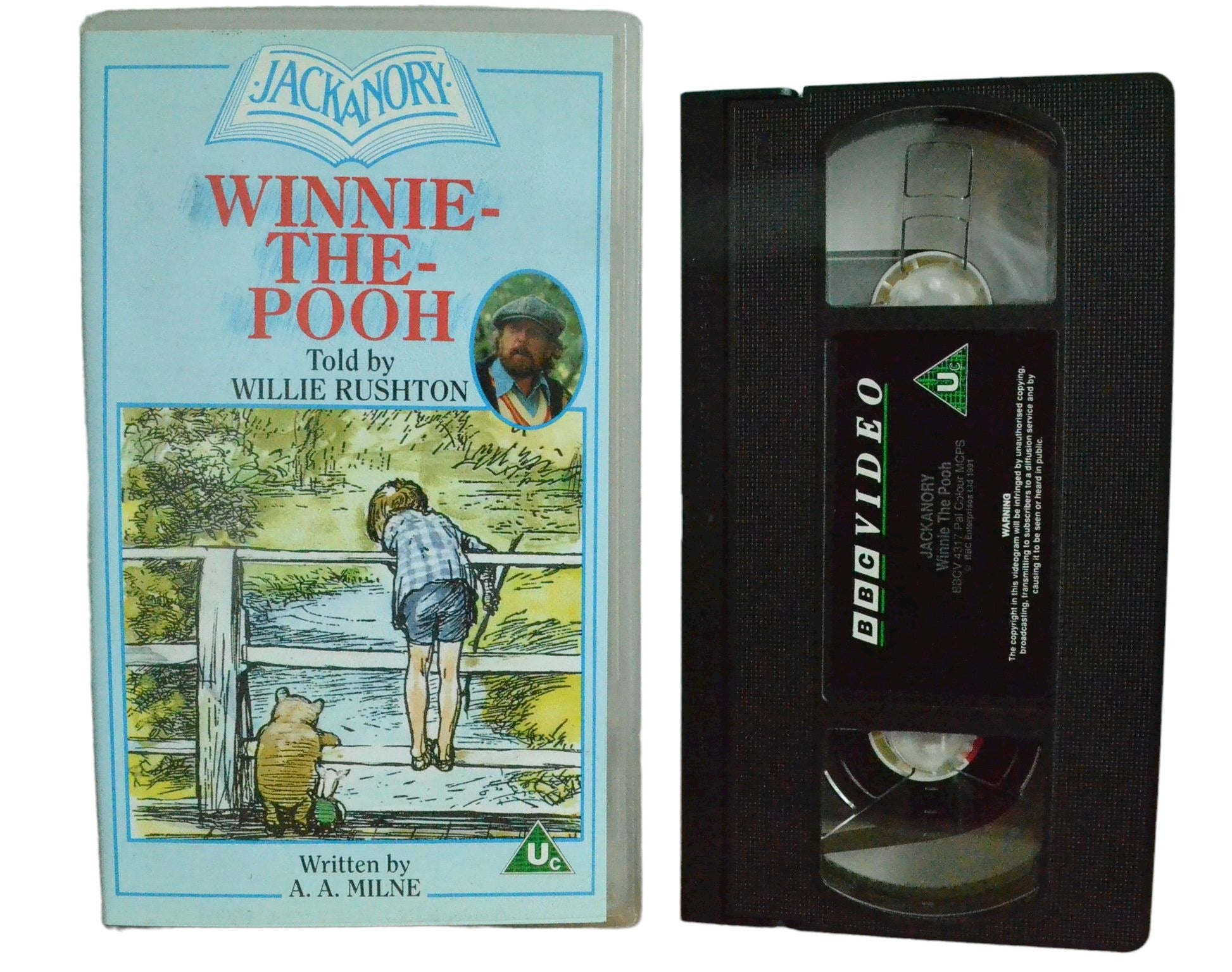 Jackanory Winnie-The-Pooh - BBC Video - Childrens - Pal VHS-