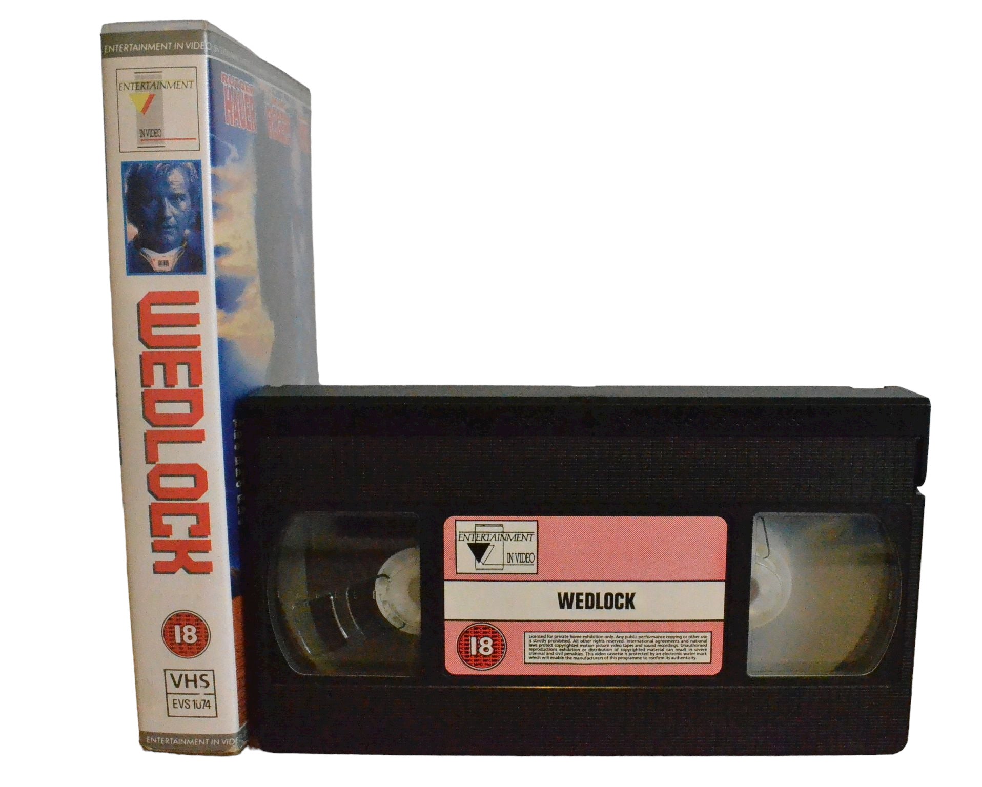 Wedlock - Rutger Hauer - Entertainment in Video - Action - Pal - VHS-
