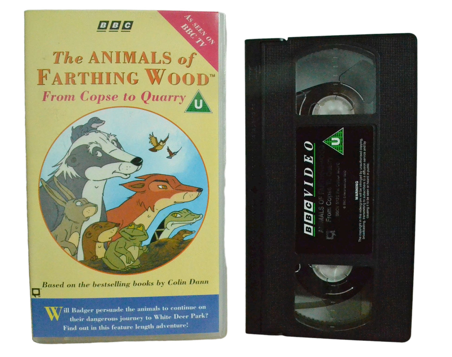 The Animals Of Farthing Wood From Copse To Quarry - BBC Video - Childrens - Pal VHS-