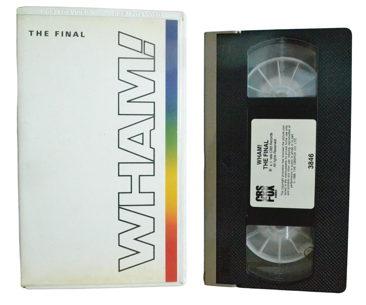 Wham! The Final - George Michael - CBS FOX Video - Musical - Pal VHS-