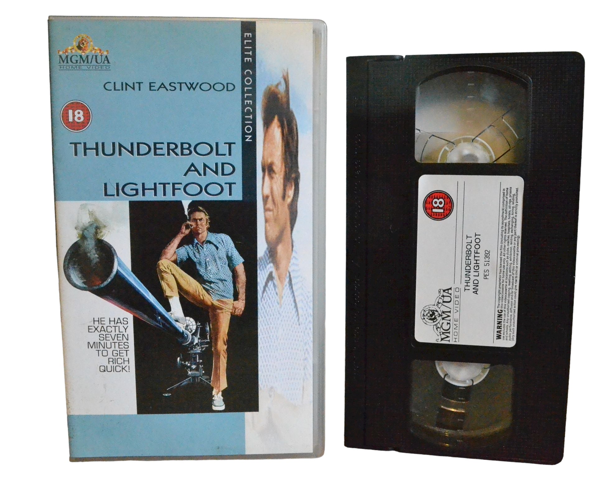 Thunderbolt And Lightfoot - Clint Eastwood - MGM/UA Home Video - Action - Pal - VHS-
