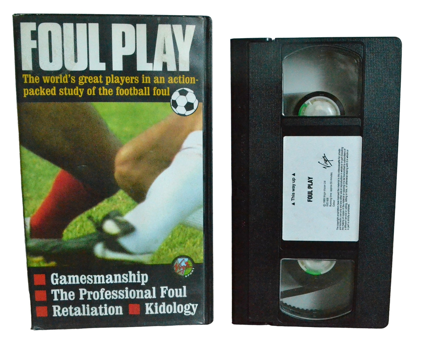 Foul Play (The World's Great Players in An Action-Packed) - Virgin Video - VVD606 - Drama - Pal - VHS-