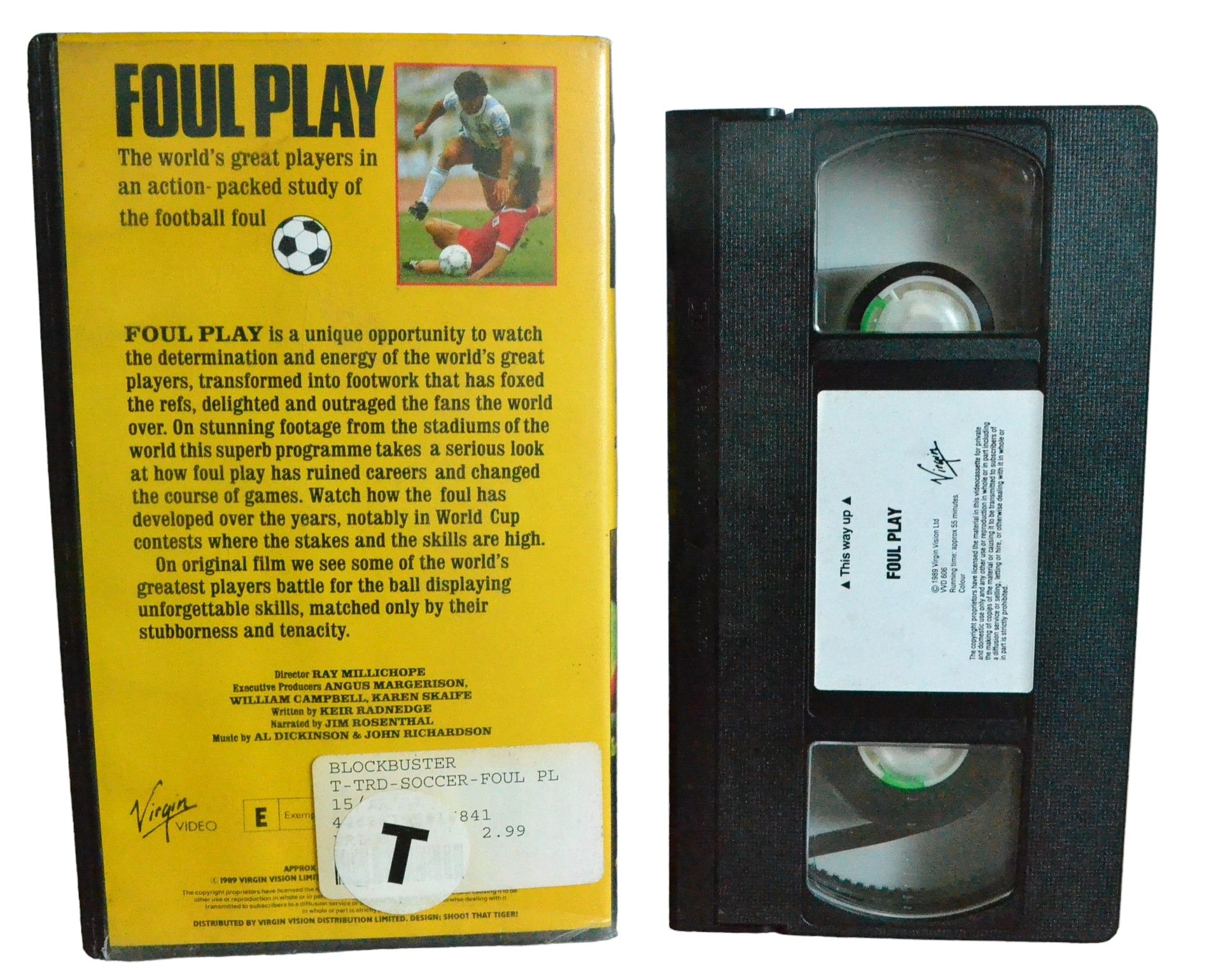 Foul Play (The World's Great Players in An Action-Packed) - Virgin Video - VVD606 - Drama - Pal - VHS-