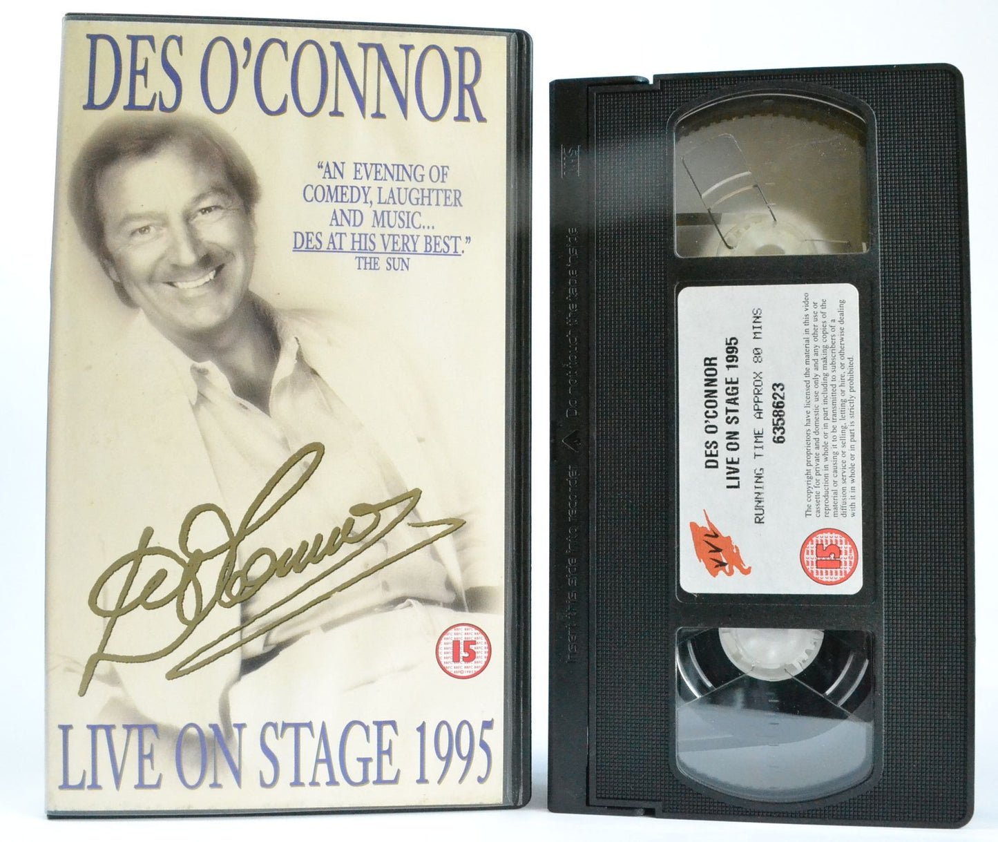 Des O’Conner: Live On Stage 1995 - Love Affair With The Audience - Comedy - VHS-