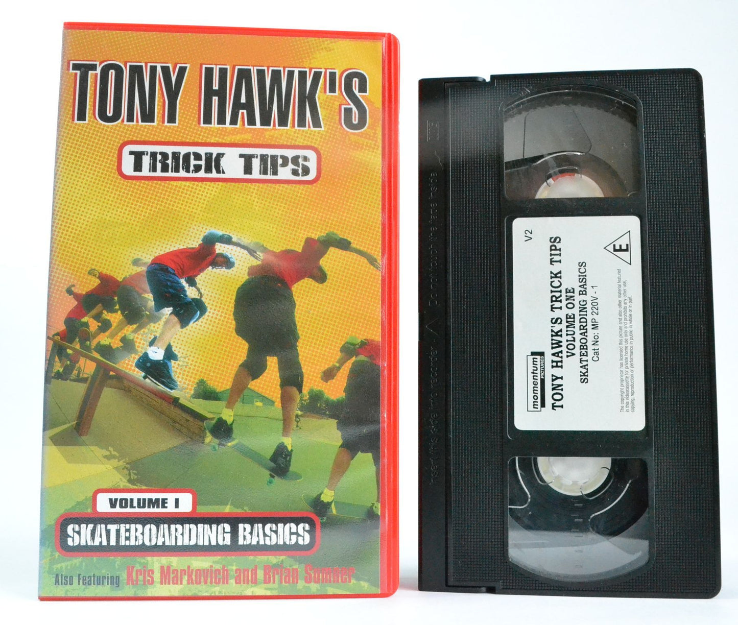 Tony Hawk’s: Trick Tips - Skateboard Basics [Ramps, Rails, Ledges] - Pal - VHS-