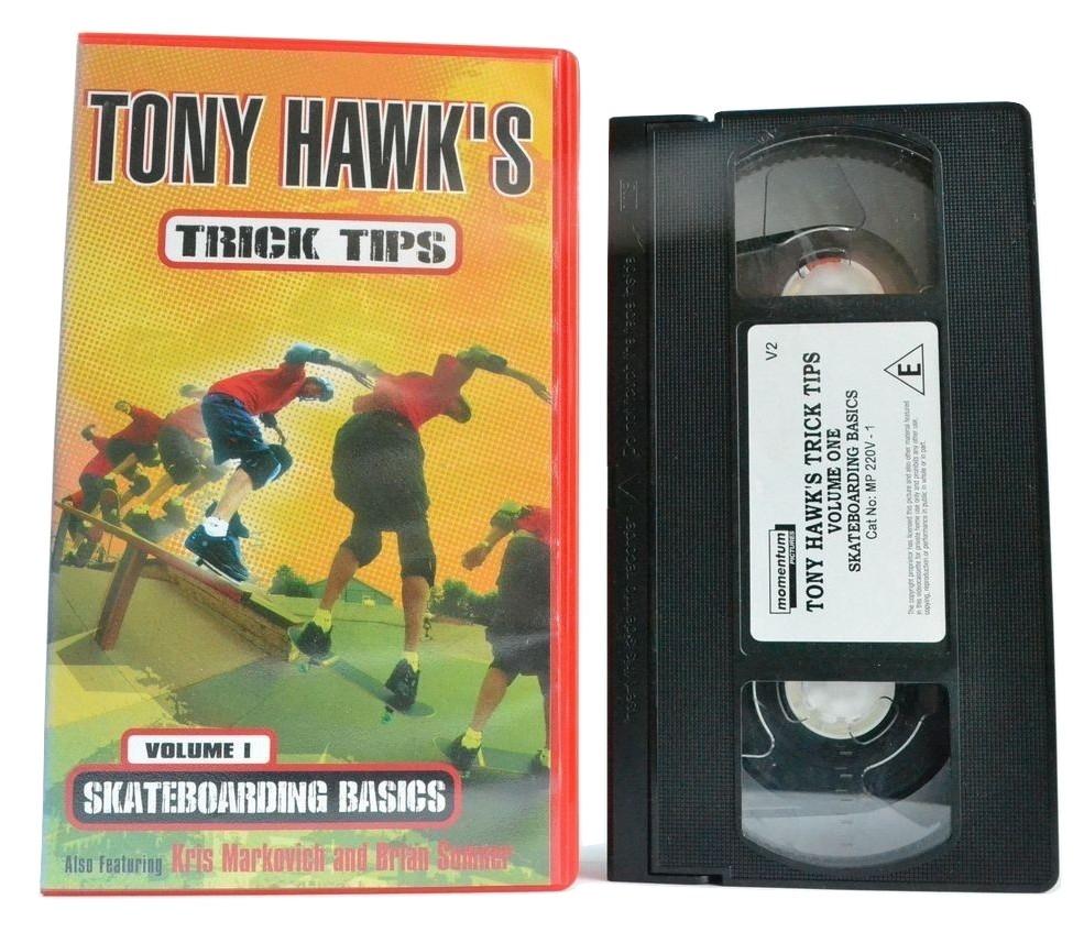 Tony Hawk’s: Trick Tips - Skateboard Basics [Ramps, Rails, Ledges] - Pal - VHS-
