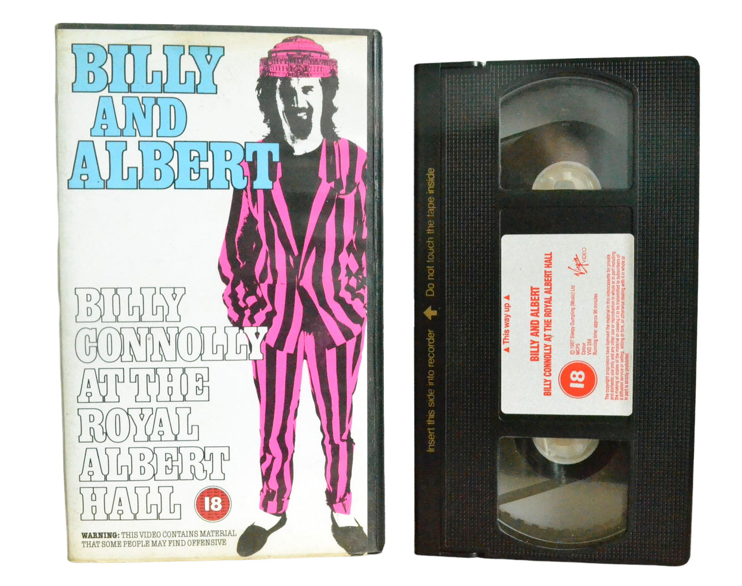 Billy And Albert - Billy Connolly At The Royal Albert Hall - Billy Connolly - Virgin Video - Comedy - Pal VHS-