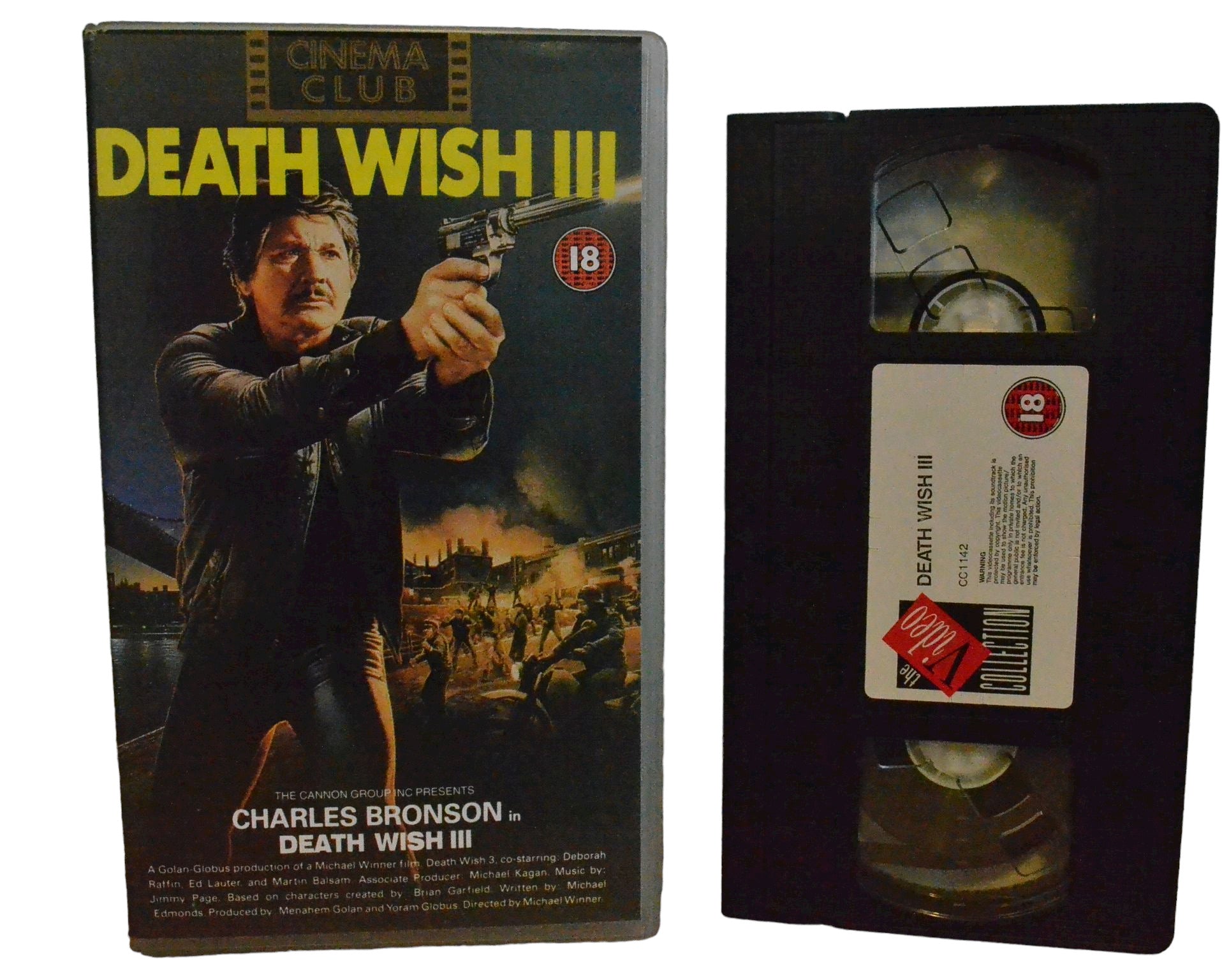 Death Wish 3 - Charles Bronson - The Video Collection - Action - Pal - VHS-