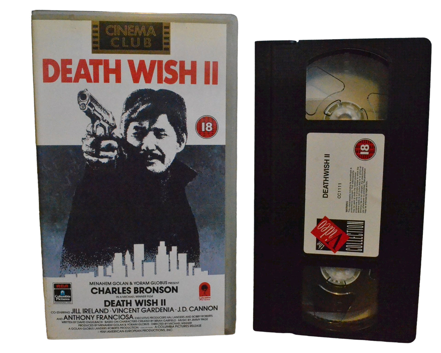 Death Wish 2 - Charles Bronson - The Video Collection - Action - Pal - VHS-