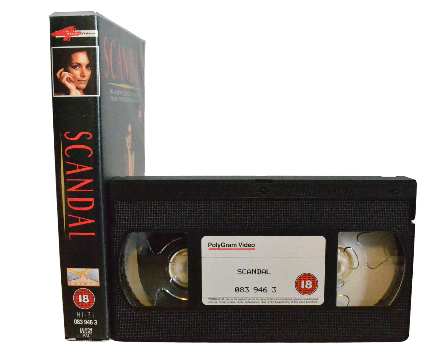 Scandal - John Hurt - polyGram Video - Action - Pal - VHS-