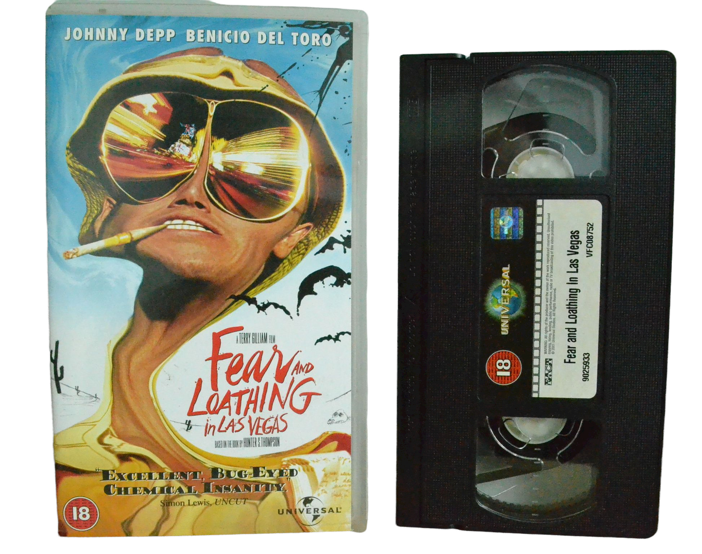 Fear And Loathing In Las Vegas - Johnny Depp - Universal - Vintage - Pal VHS-