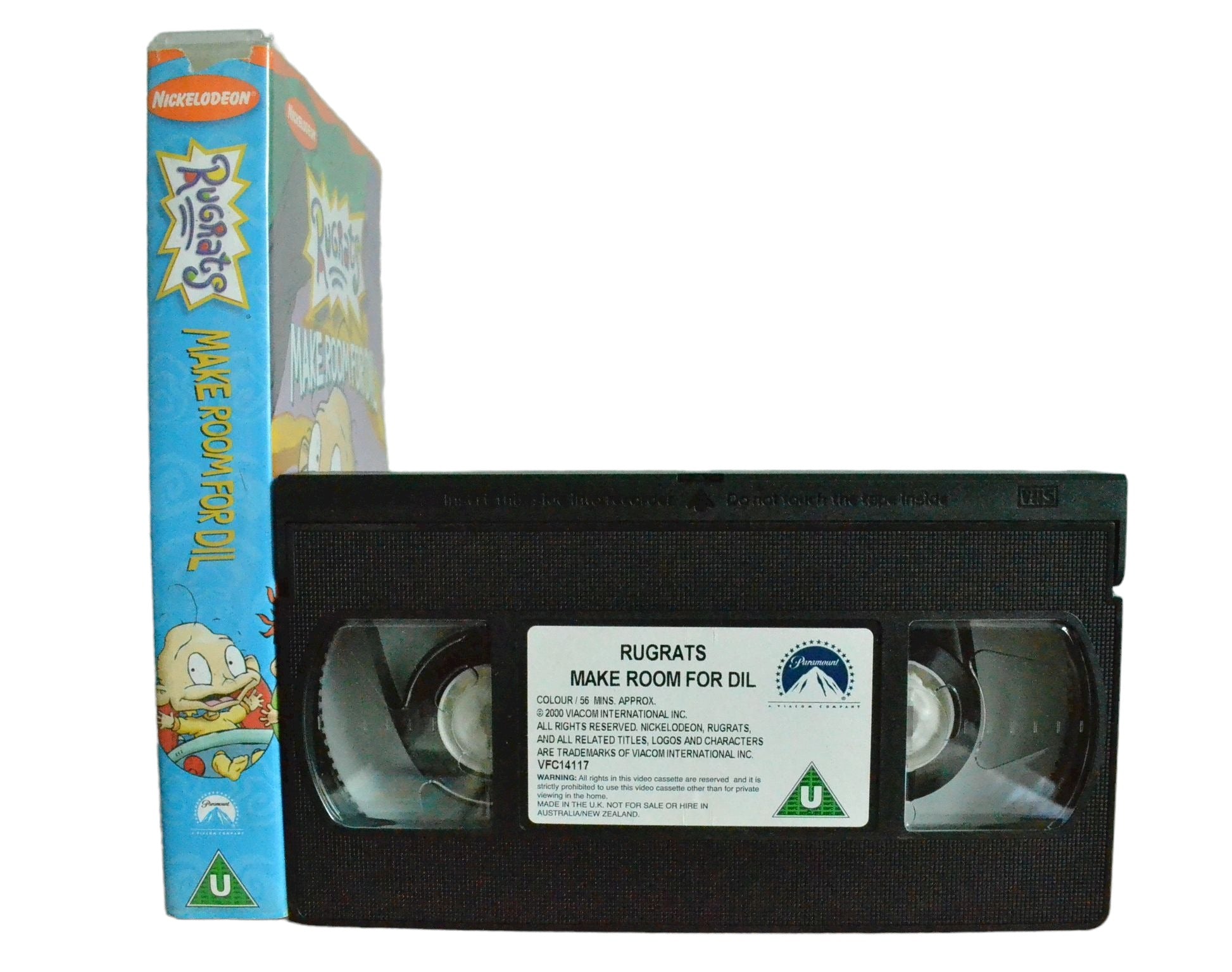 Rugrats Make Room For Dil - Paramount - Childrens - Pal VHS-