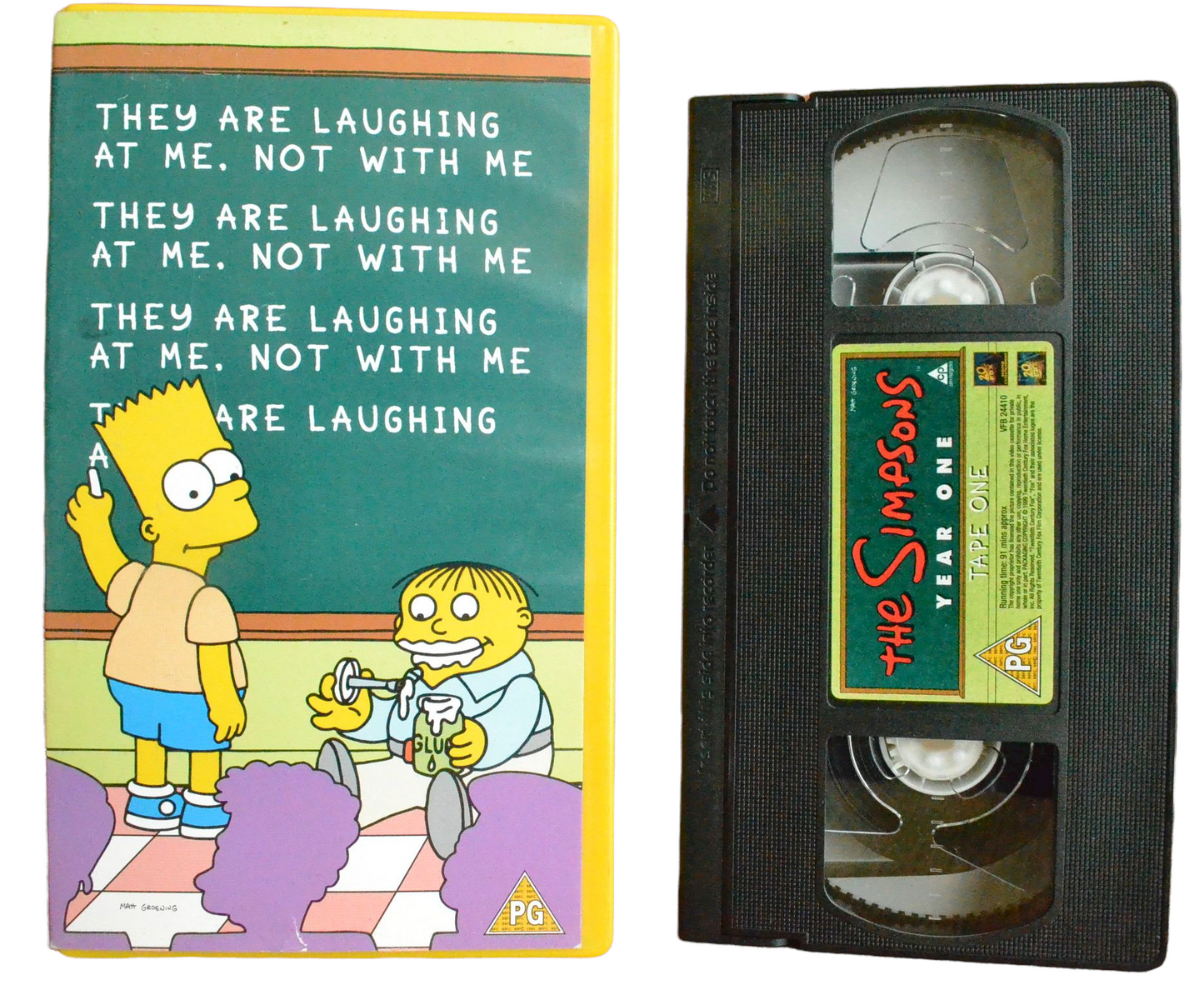 The Simpsons: Year One (Tape One) - FOX - Children's - Pal VHS-