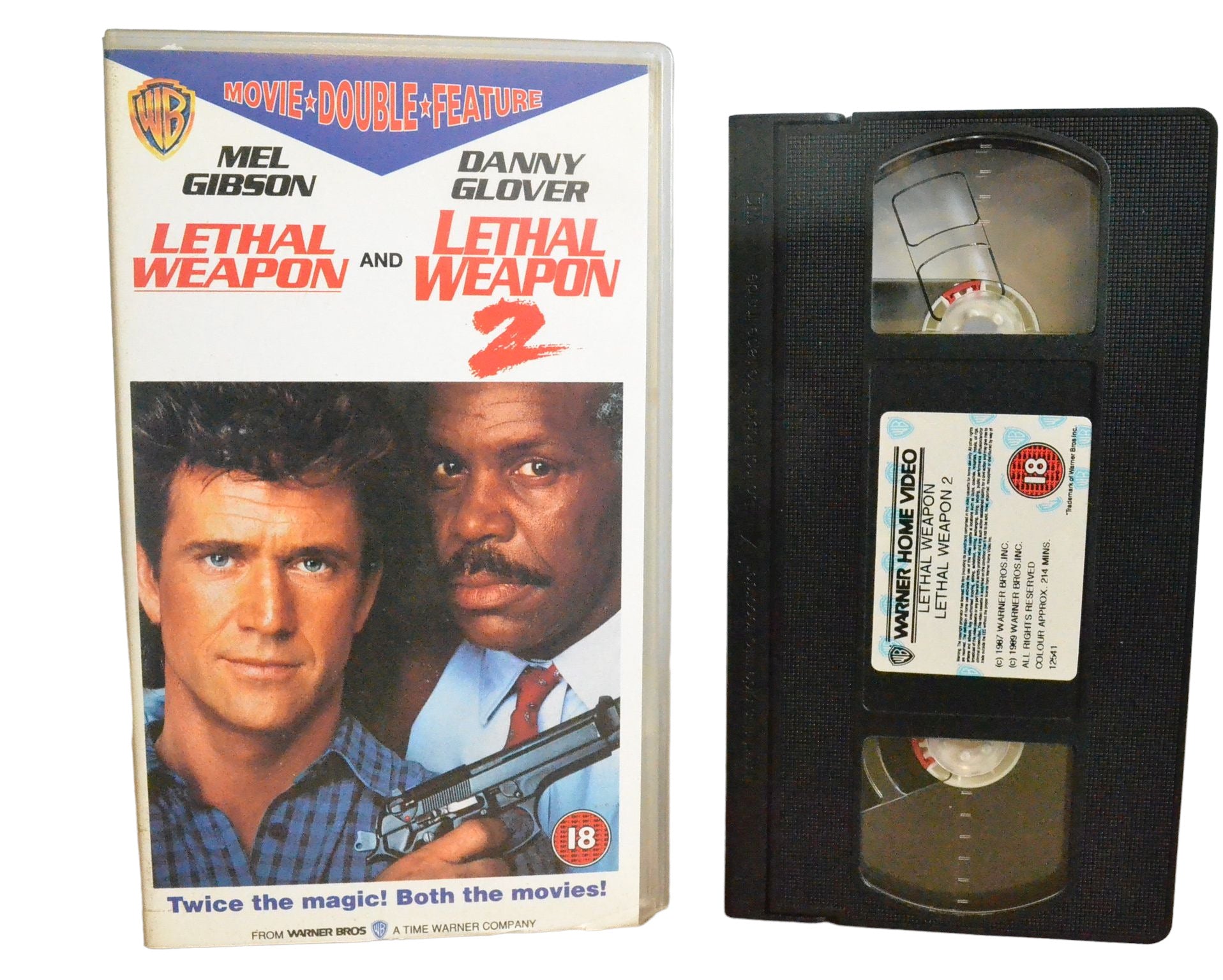 Lethal Weapon / Lethal Weapon 2 - Mel Gibson - Warner Home Video - Action - Pal - VHS-