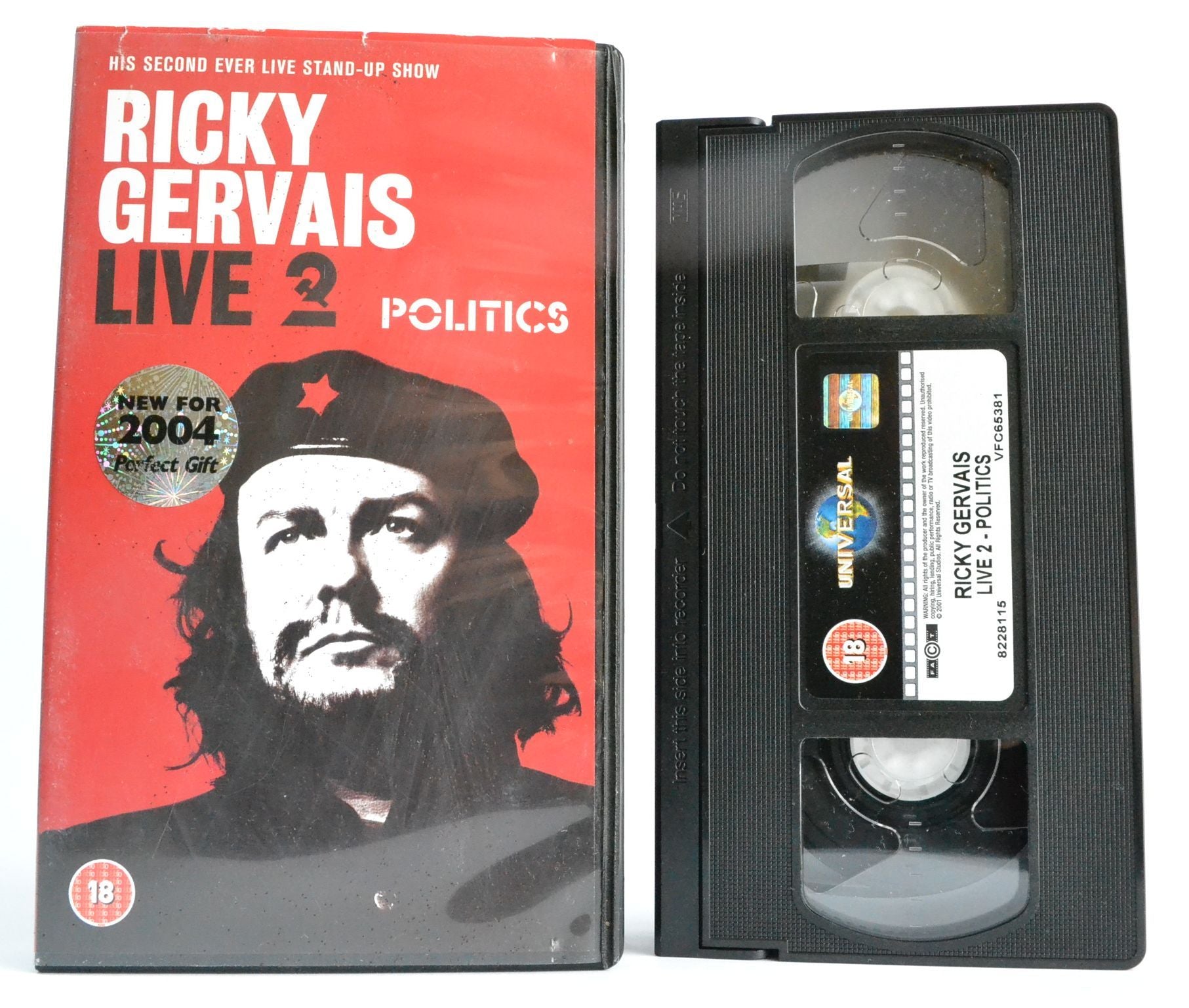 Ricky Gervais: Live 2 (Politics) Stand-Up Comedy - Palace [4 Bonuses Inside] VHS-