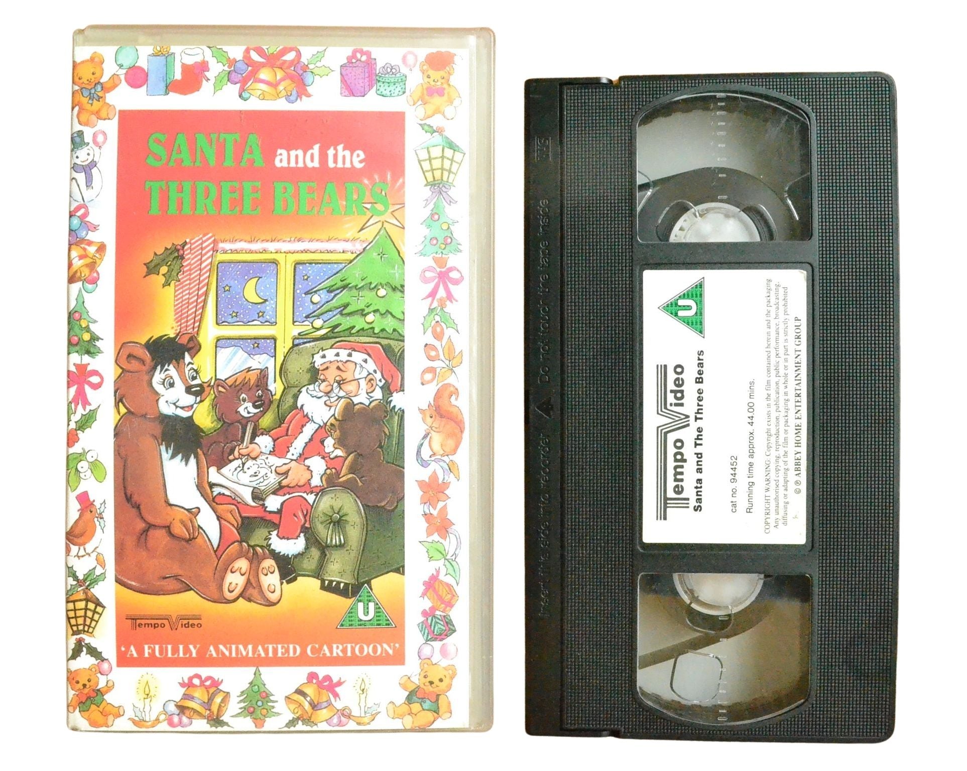 Santa and the Three Bears - Tony Benedict - Children’s - Pal VHS-