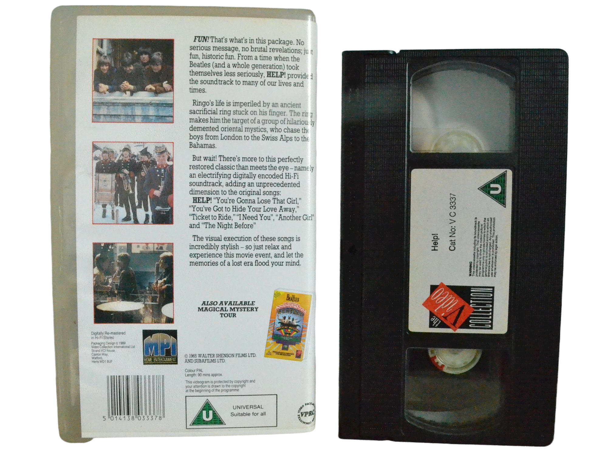 Help! - Leo Mckern - The Video Collection - Vintage - Pal VHS-