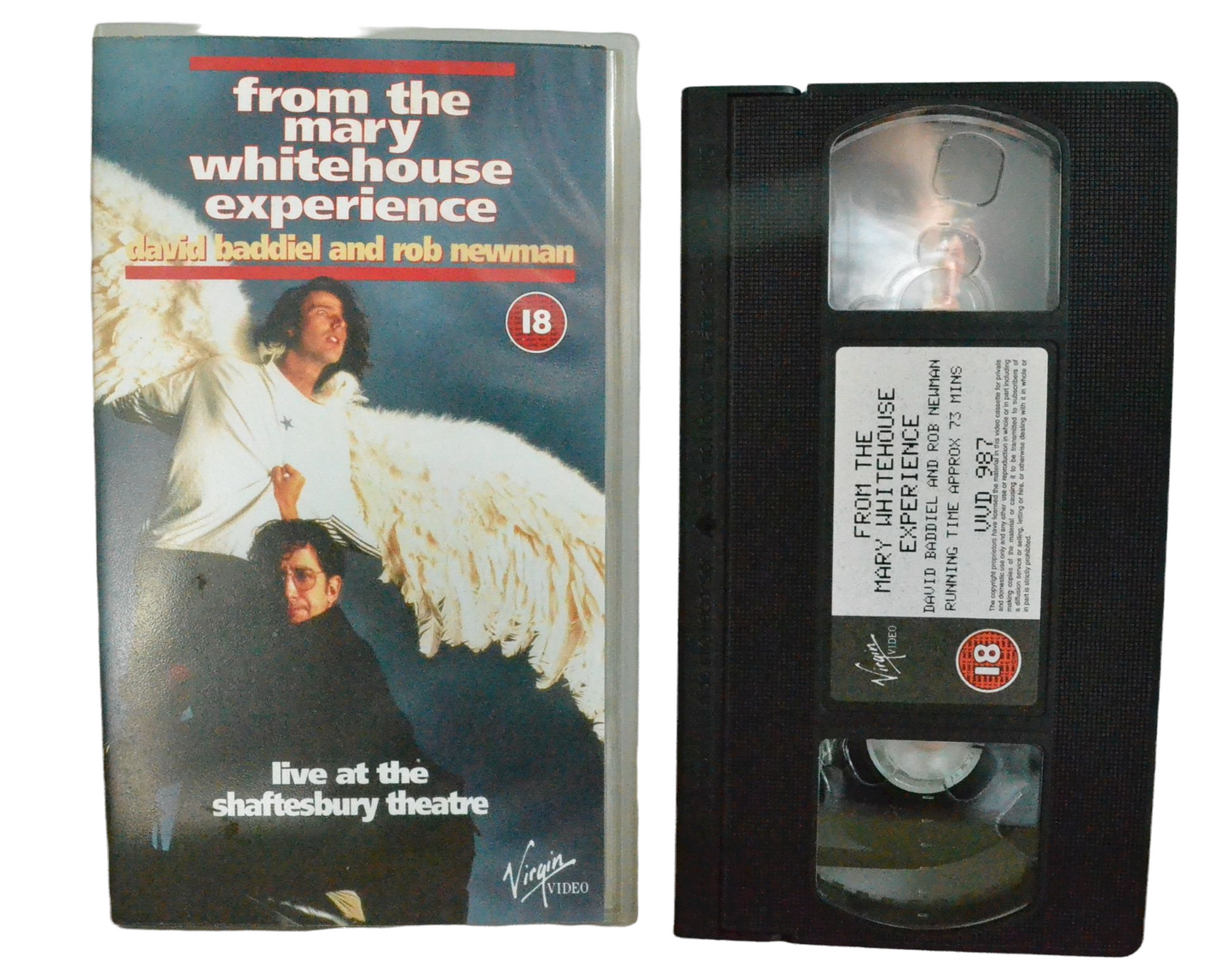 From The Mary Whitehouse Experience - David Baddiel - Virgin Video - Comedy - Pal VHS-