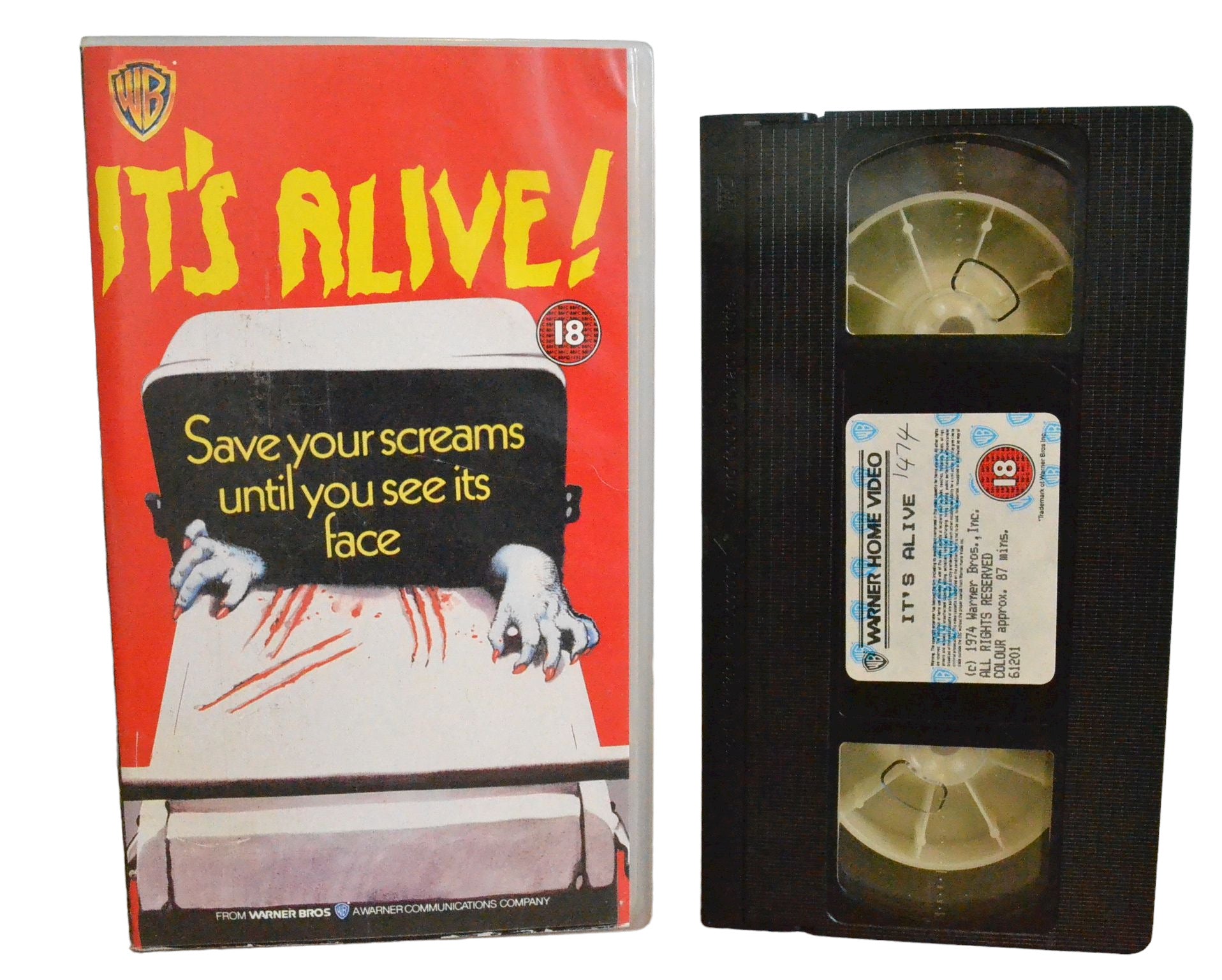 It's Alive! - John P. Ryan - Warner Home Video - Horror - Pal - VHS-
