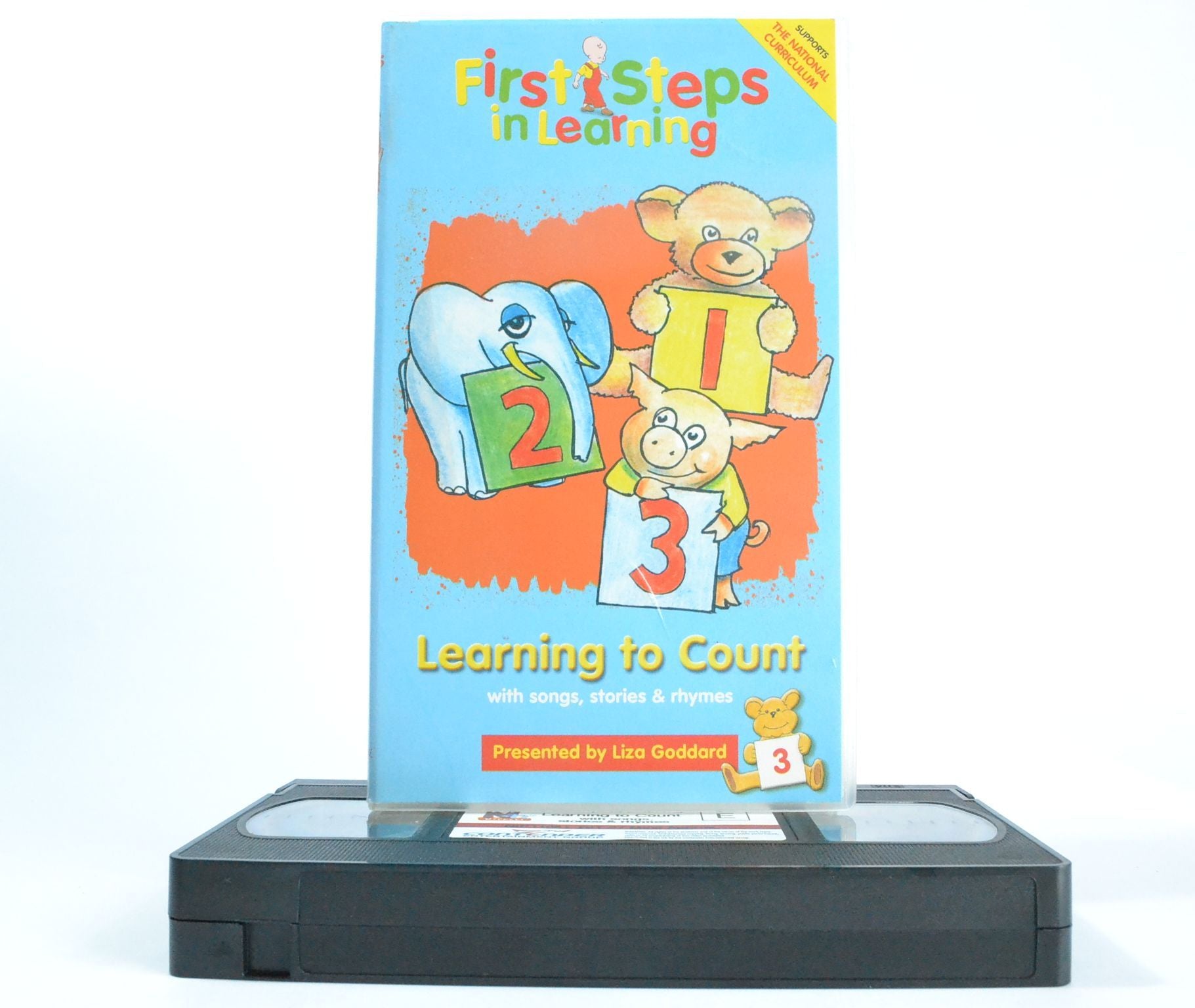 First Steps In Learning: Learning To Count - With Songs, Stories, Rhymes - VHS-